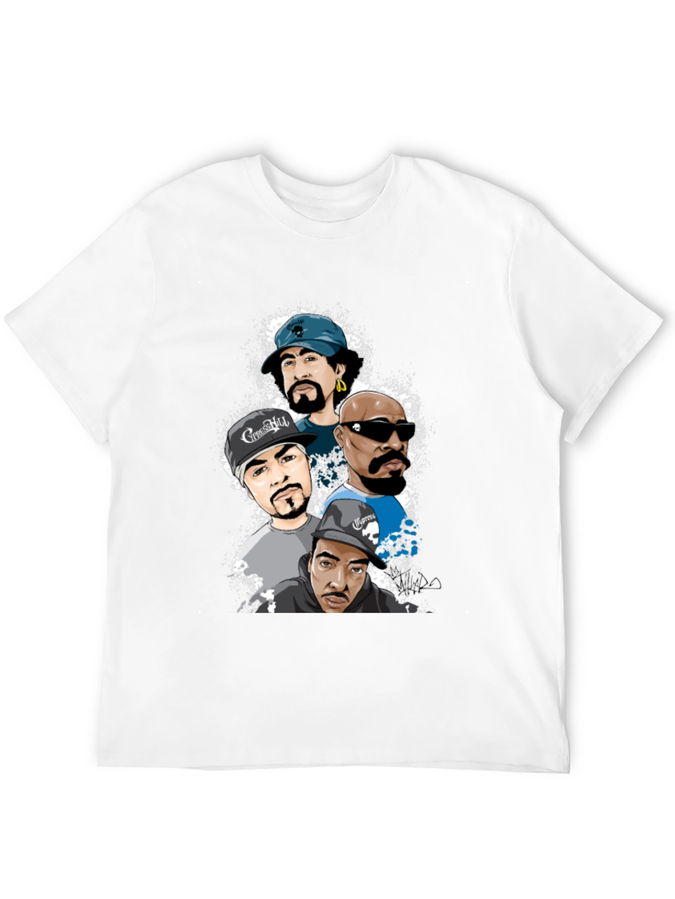 Cypress Hill Cartoon Graphic T-Shirt