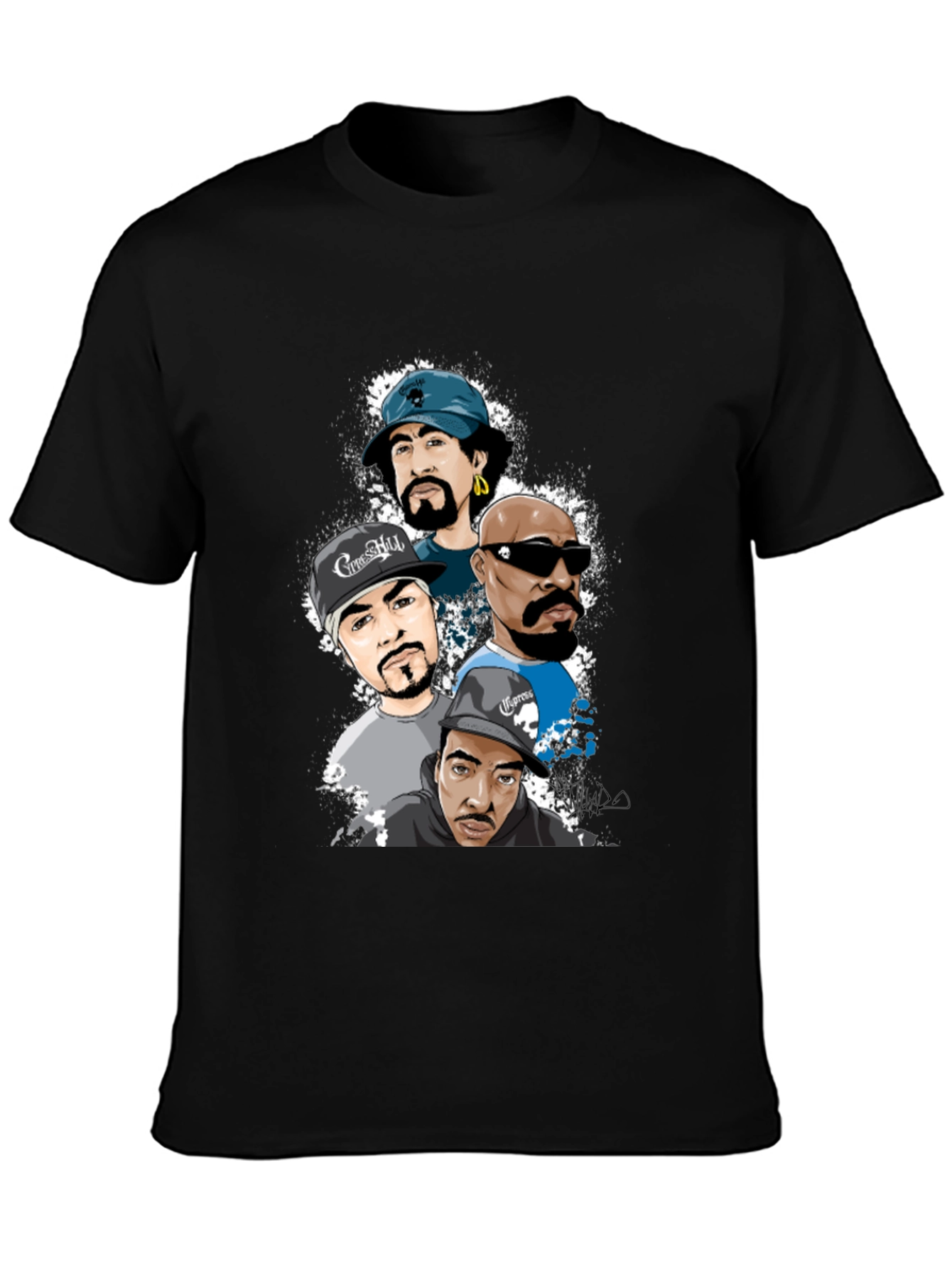 Cypress Hill Cartoon Graphic T-Shirt
