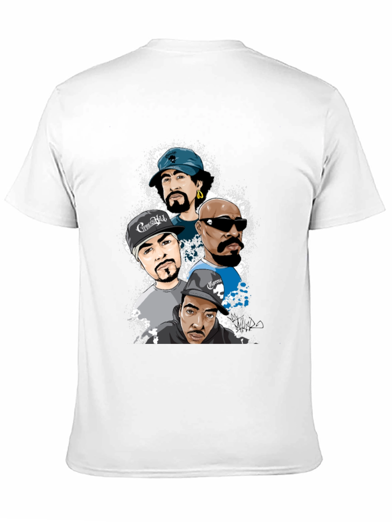 Cypress Hill Cartoon Graphic T-Shirt