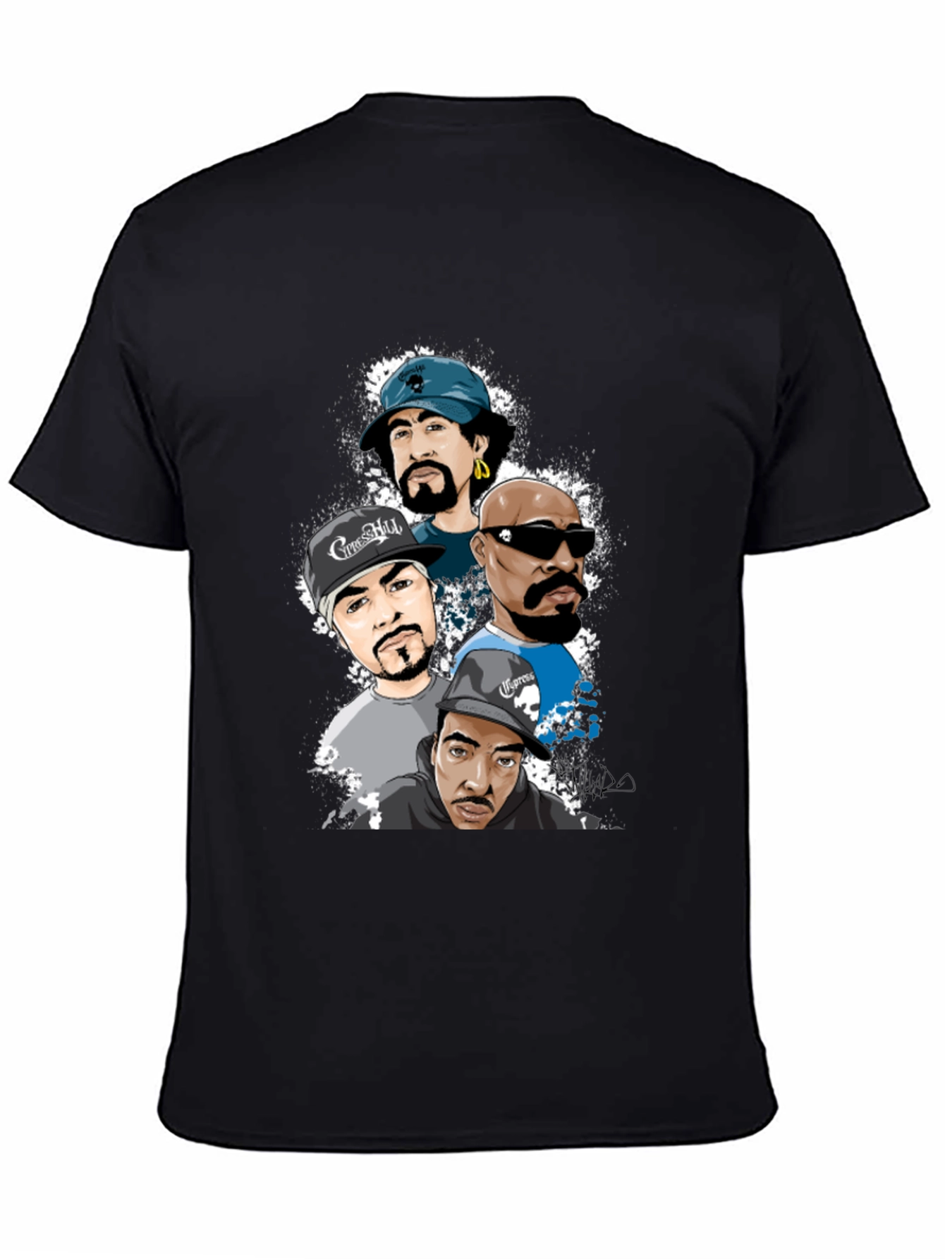 Cypress Hill Cartoon Graphic T-Shirt
