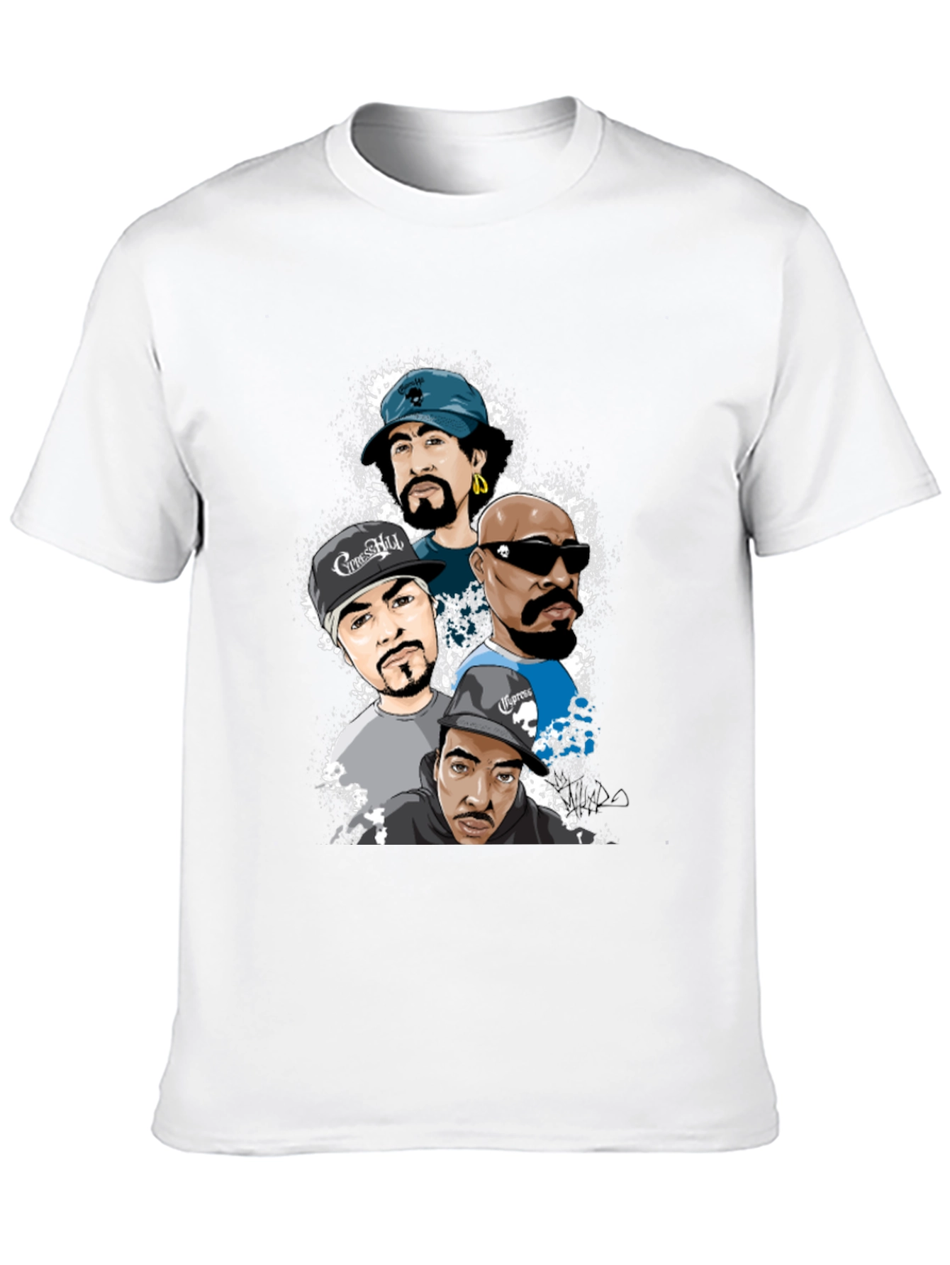 Cypress Hill Cartoon Graphic T-Shirt