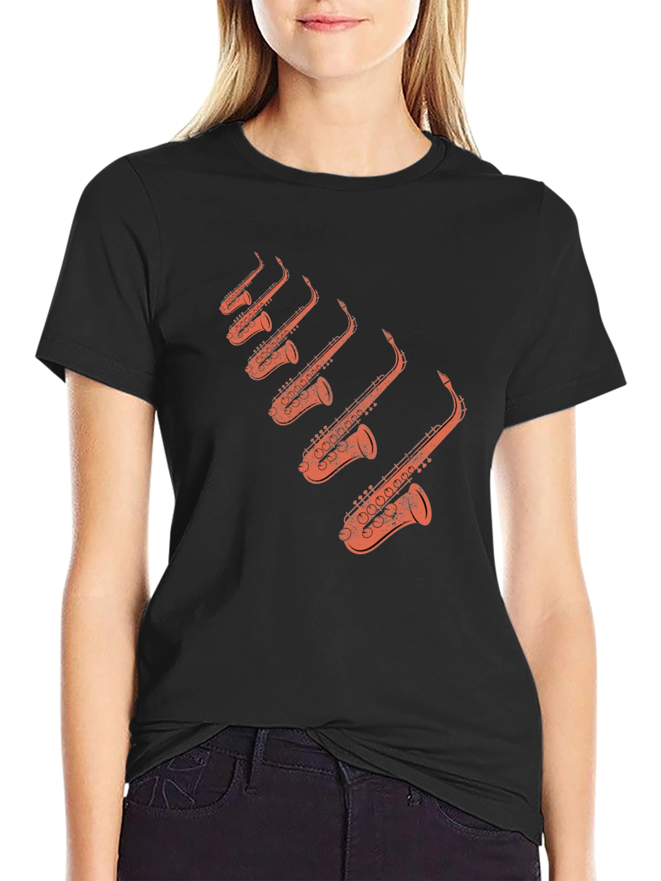 Saxophone T-Shirt - Musicians Tee