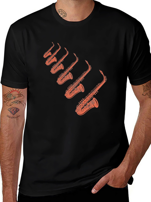 Saxophone T-Shirt - Musicians Tee
