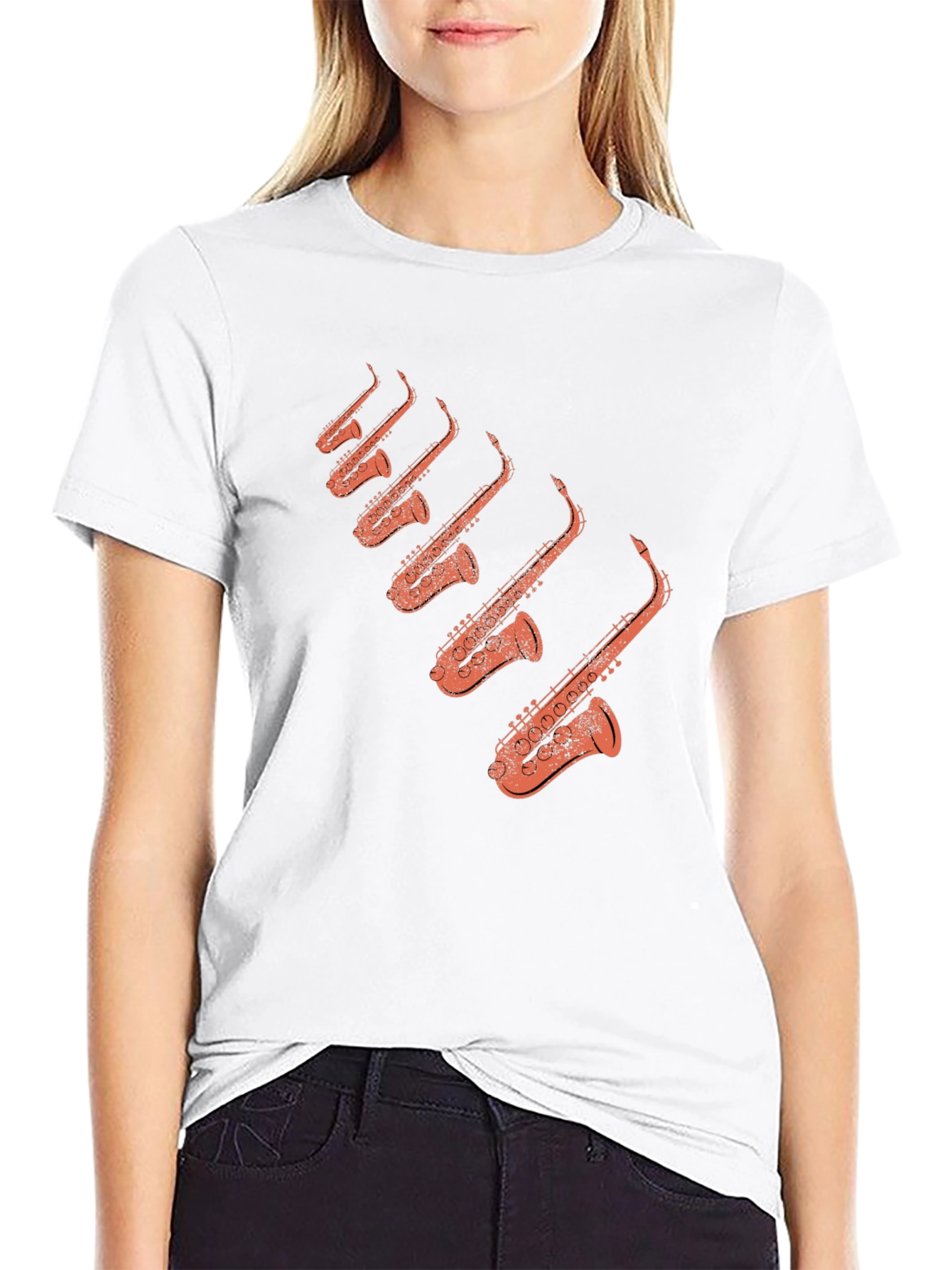 Saxophone T-Shirt - Musicians Tee