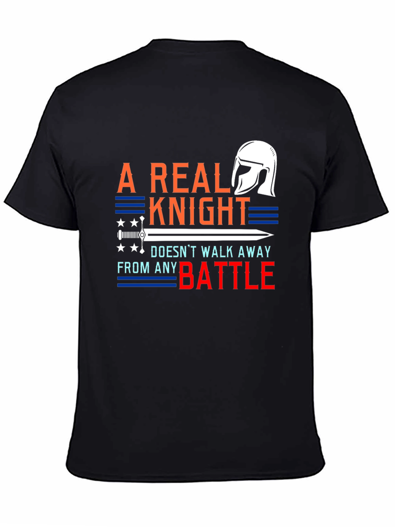 A Real Knight Mens Graphic T-Shirt