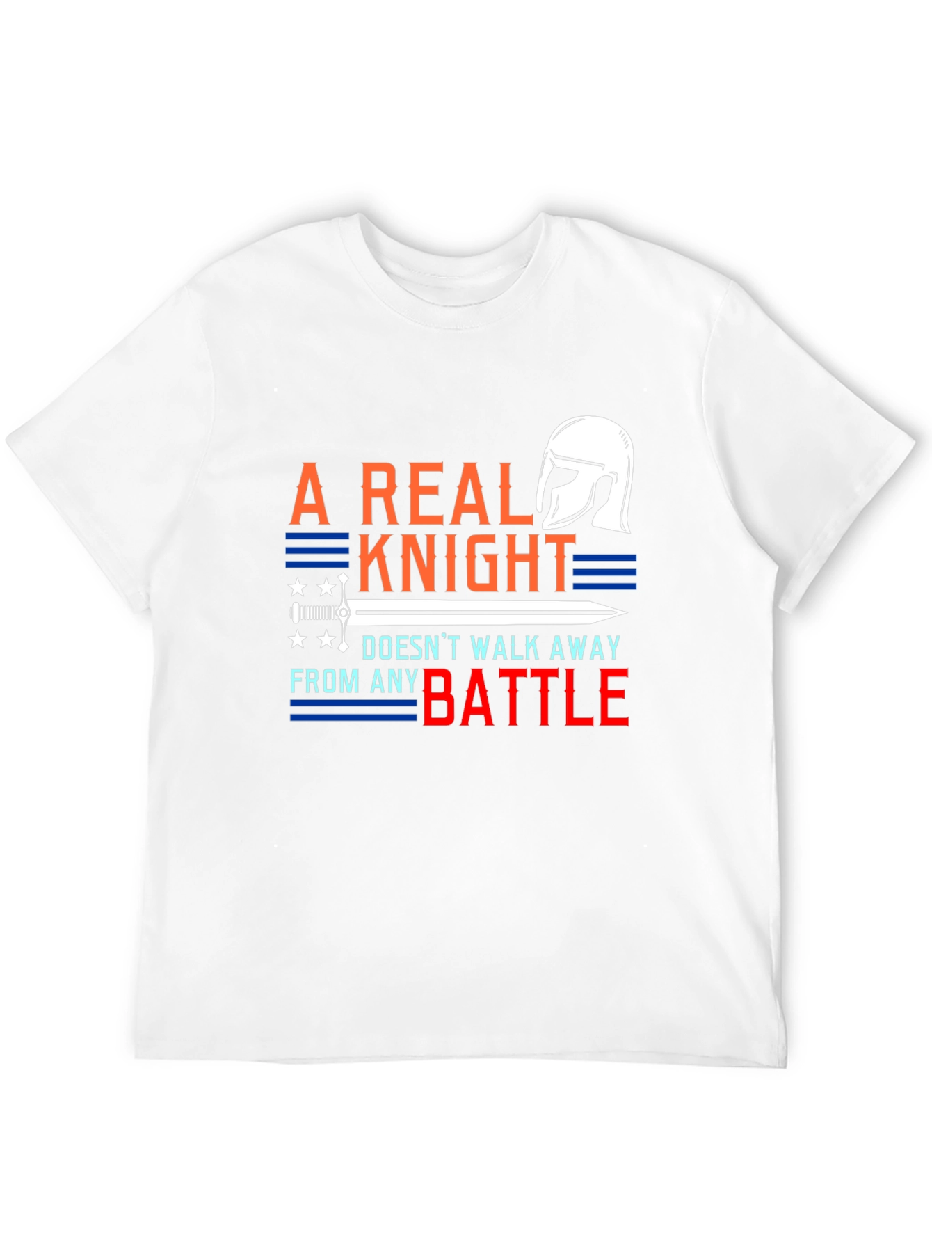 A Real Knight Mens Graphic T-Shirt