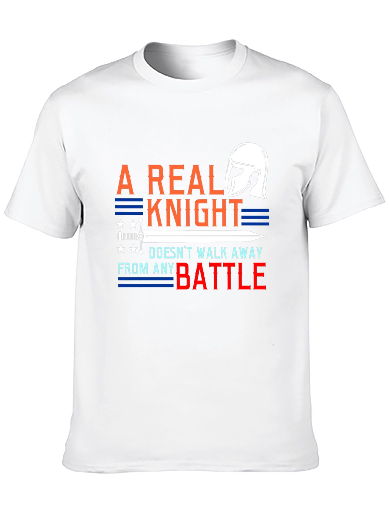 A Real Knight Mens Graphic T-Shirt