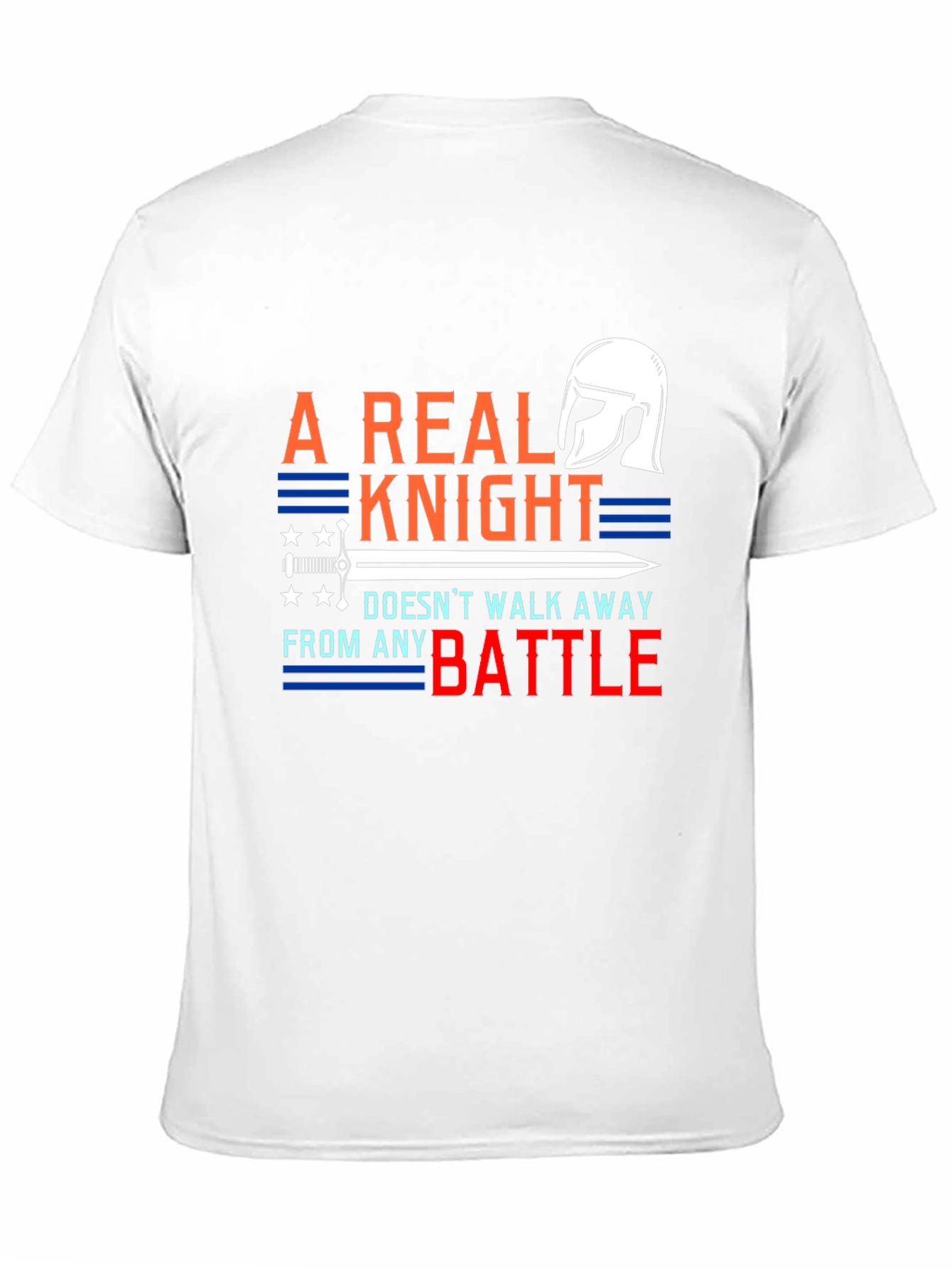 A Real Knight Mens Graphic T-Shirt