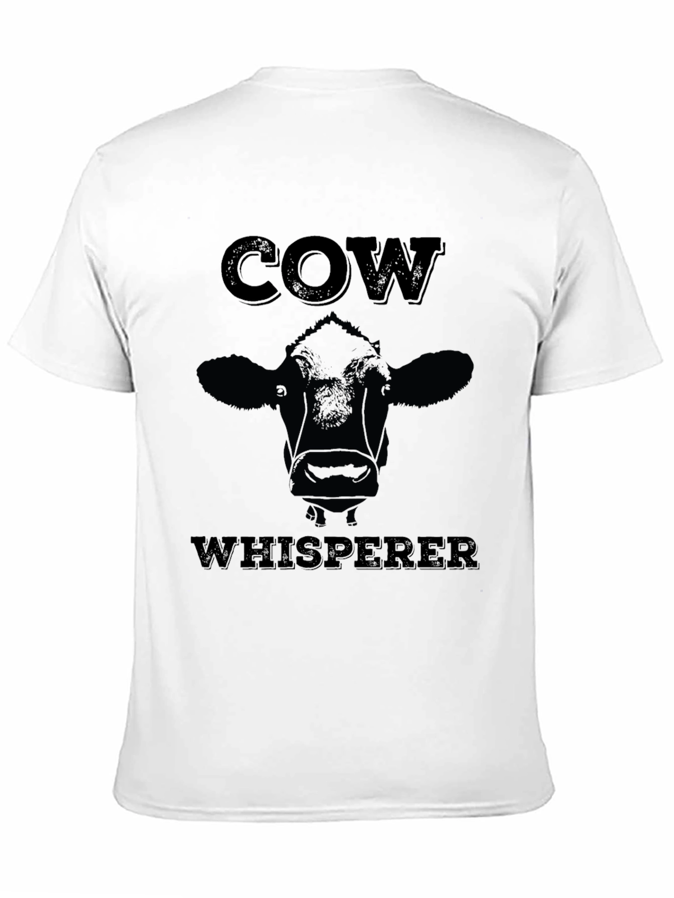 Cow Whisperer Graphic Tee - Black