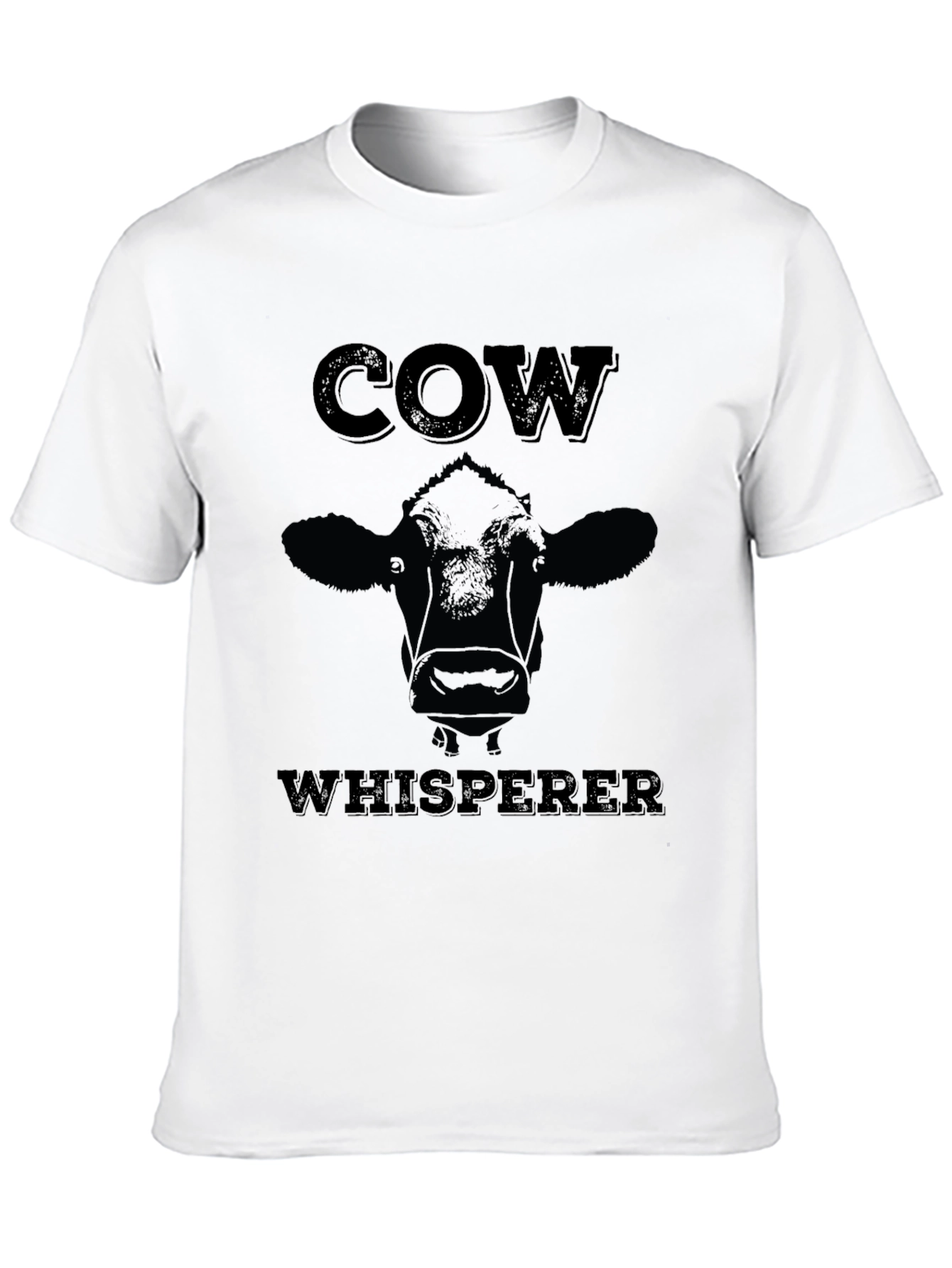 Cow Whisperer Graphic Tee - Black