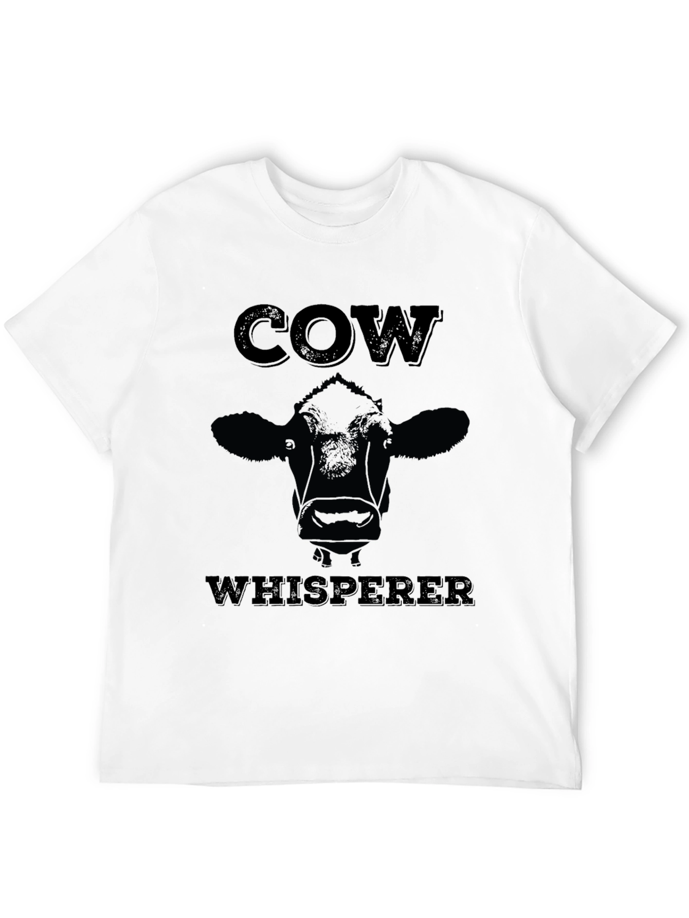 Cow Whisperer Graphic Tee - Black