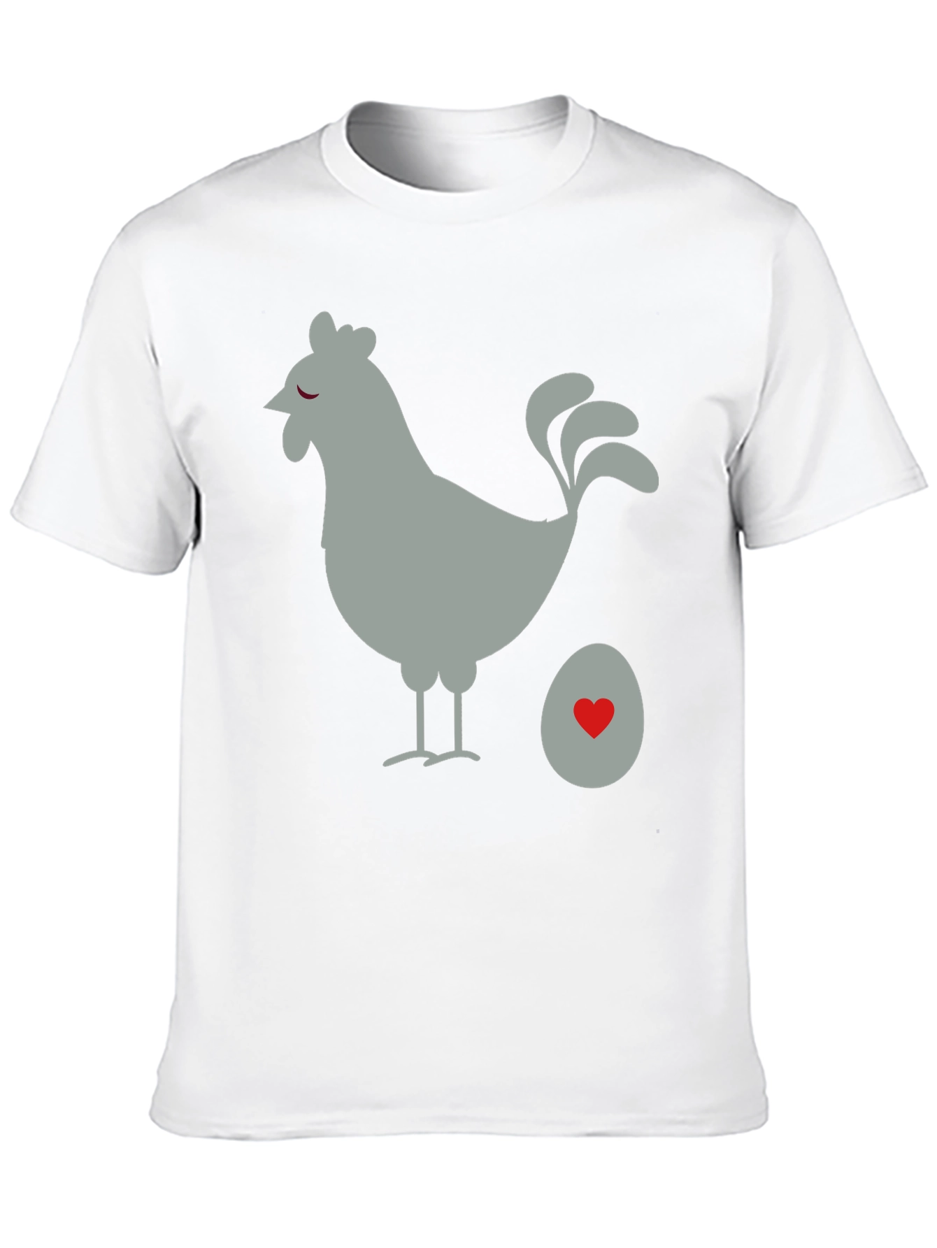 Chicken & Egg Graphic Tee - Quirky Casual Wear