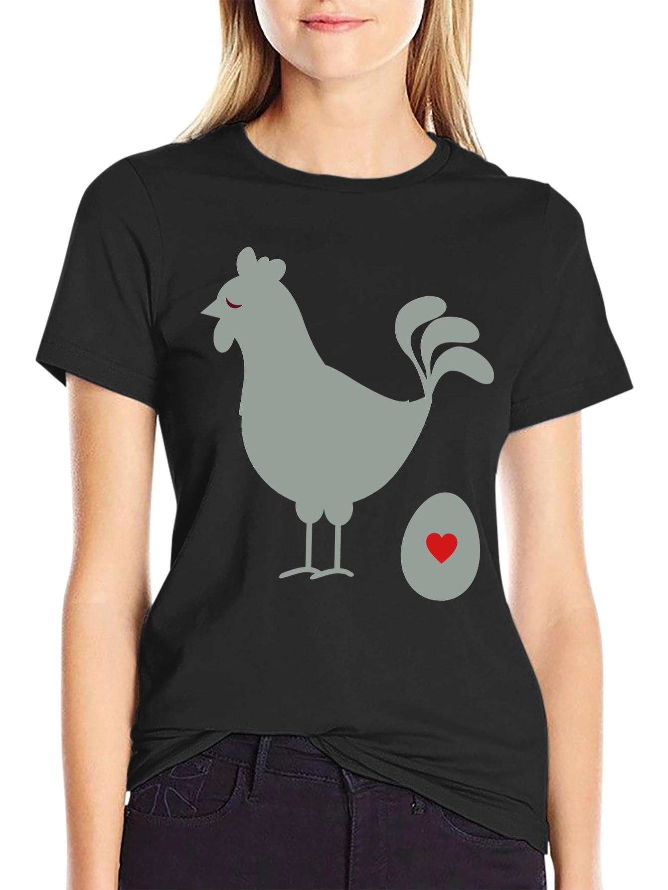 Chicken & Egg Graphic Tee - Quirky Casual Wear