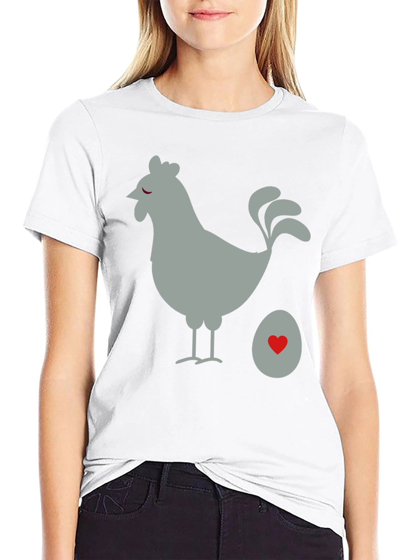 Chicken & Egg Graphic Tee - Quirky Casual Wear