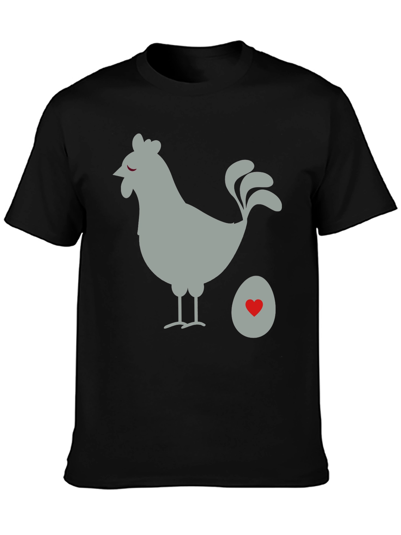 Chicken & Egg Graphic Tee - Quirky Casual Wear