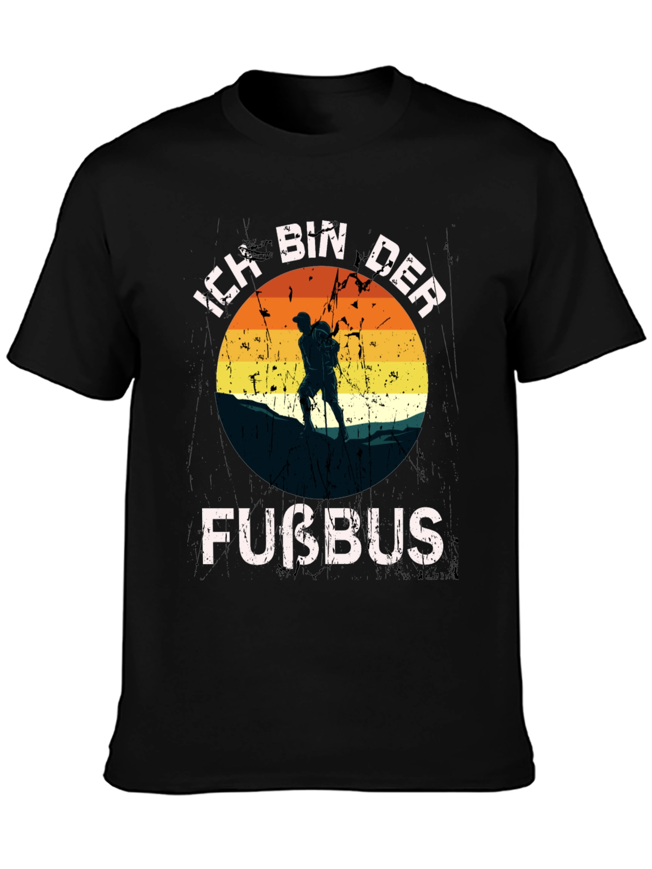 Ich Bin Der Fußbus T-Shirt Hiking Outdoor