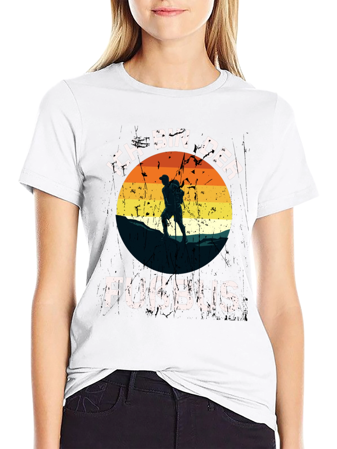 Ich Bin Der Fußbus T-Shirt Hiking Outdoor