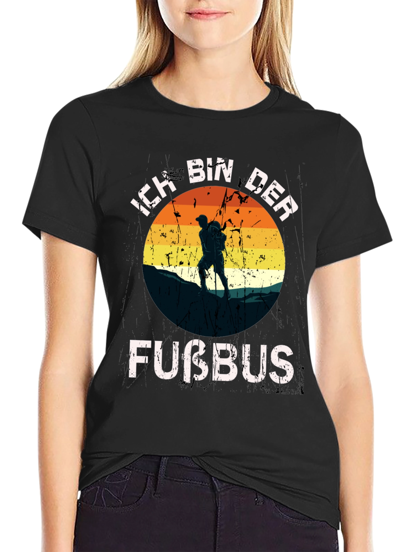 Ich Bin Der Fußbus T-Shirt Hiking Outdoor