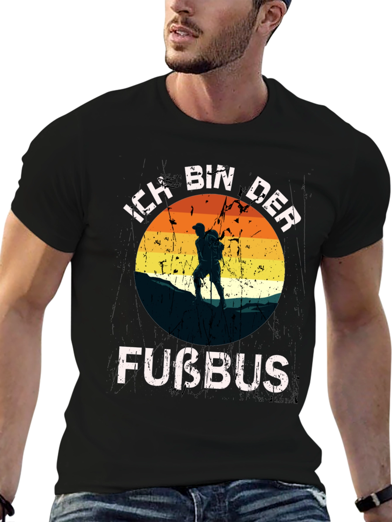 Ich Bin Der Fußbus T-Shirt Hiking Outdoor