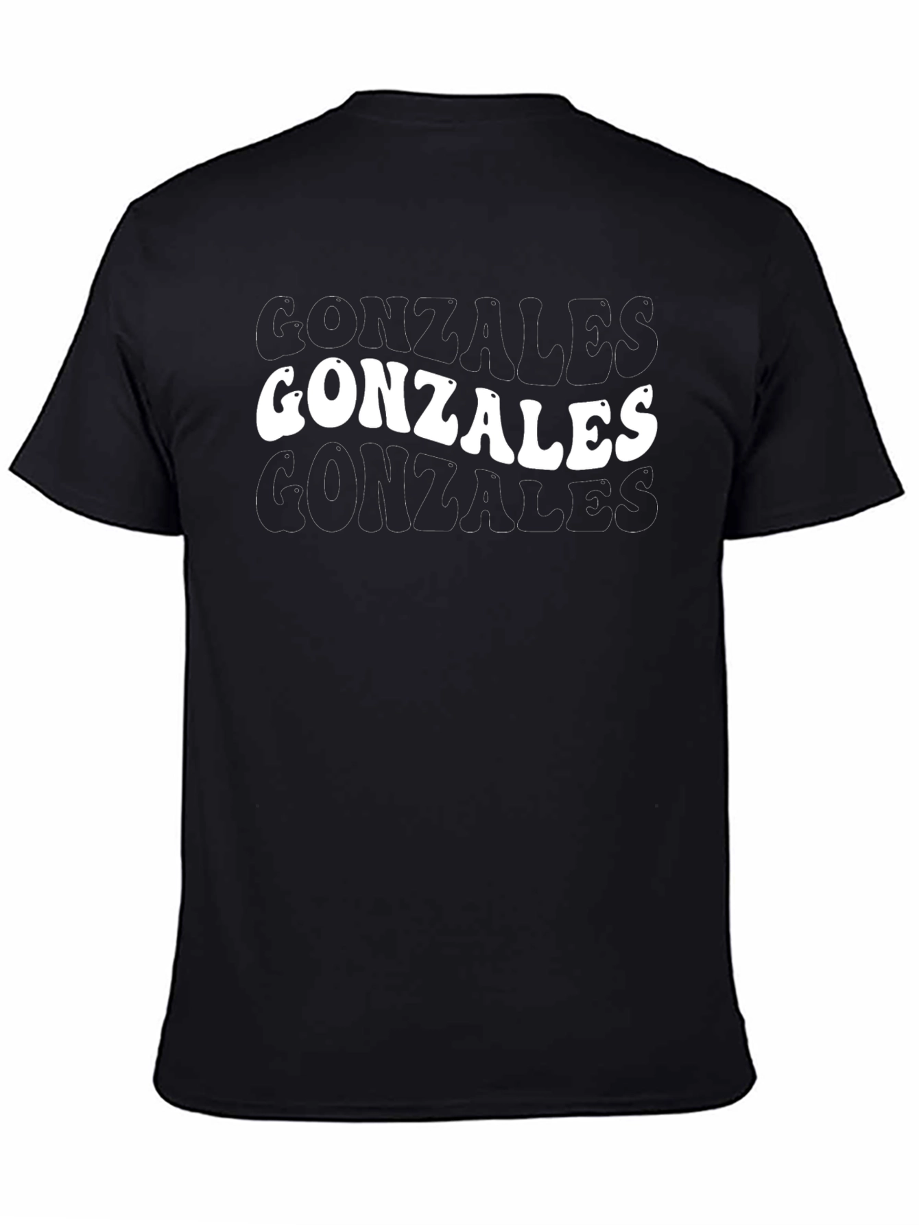Gonzales Graphic Tee - Retro Style Black T-Shirt