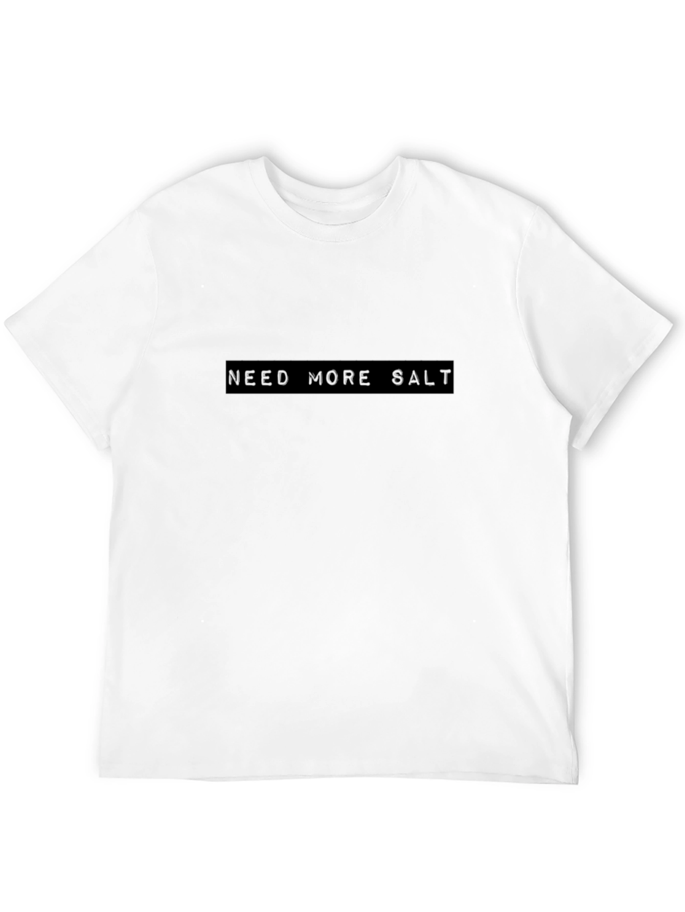 Need More Salt Black T-Shirt - Casual Tee