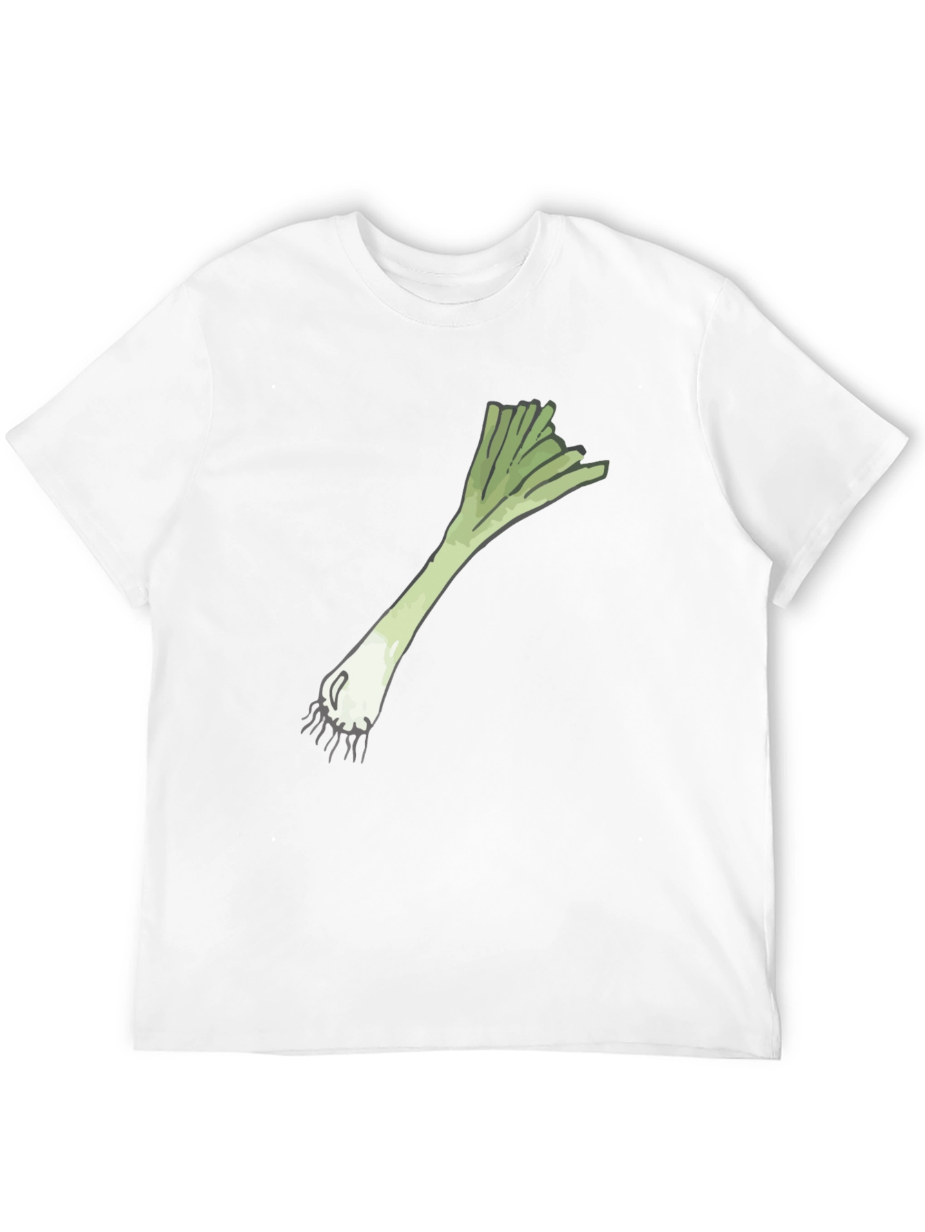 Leek Graphic Black T-Shirt