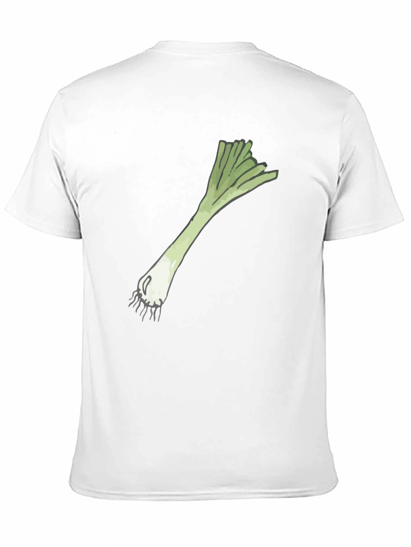 Leek Graphic Black T-Shirt