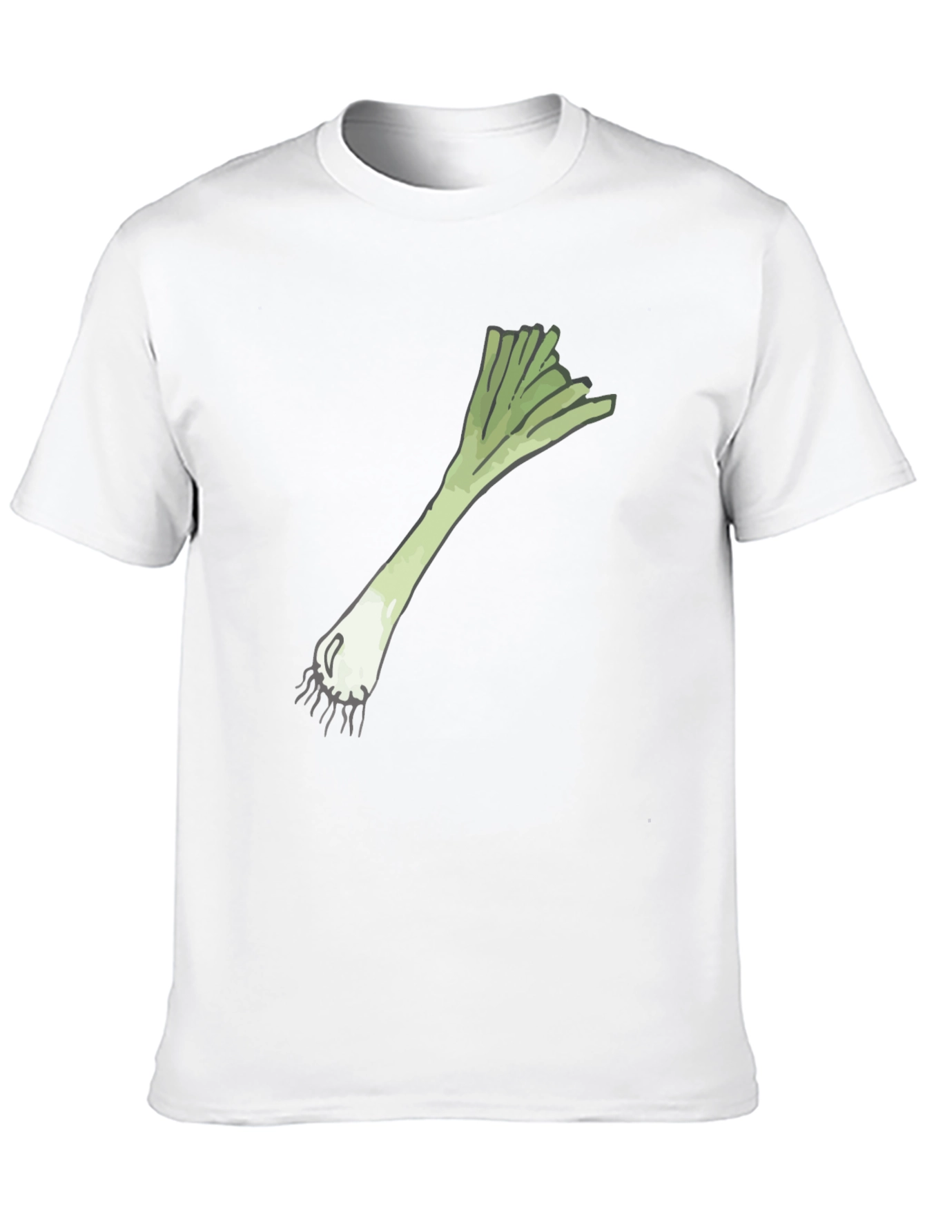 Leek Graphic Black T-Shirt