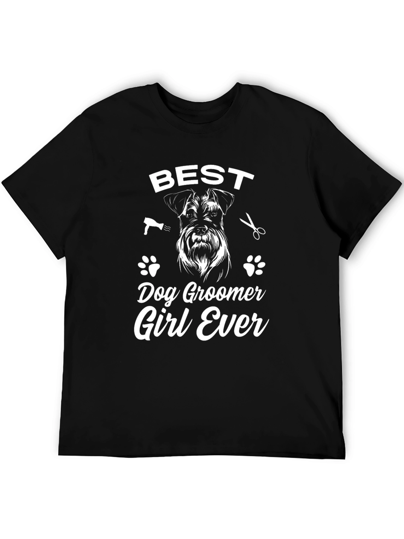 Best Dog Groomer Girl Ever T-Shirt Animal Lover Tee