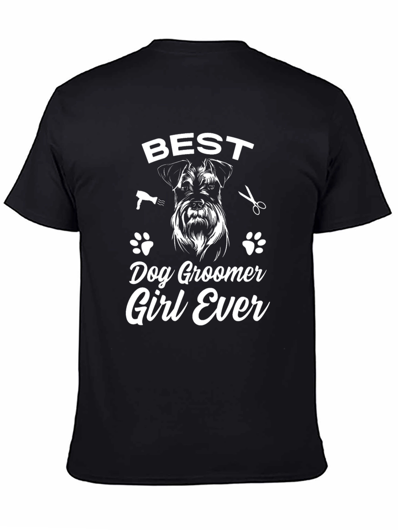 Best Dog Groomer Girl Ever T-Shirt Animal Lover Tee