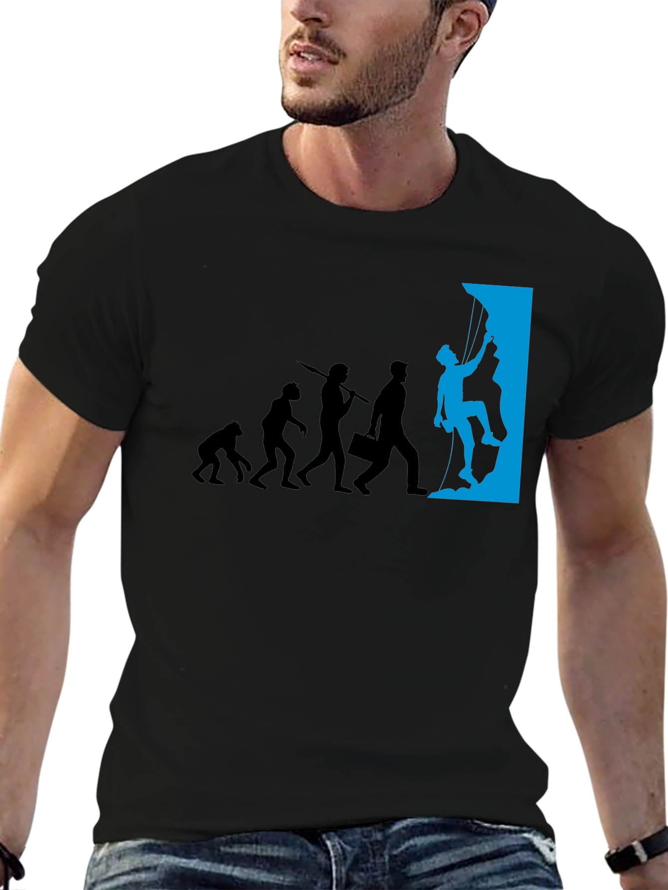 Evolution to Climber T-Shirt - Black