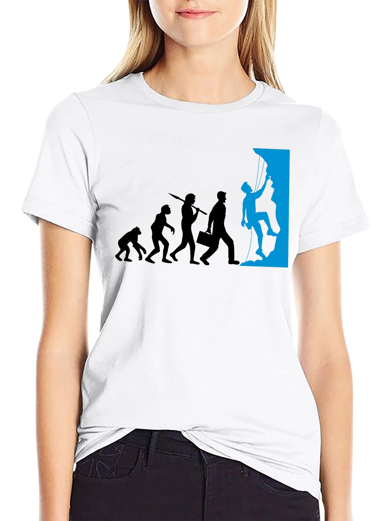 Evolution to Climber T-Shirt - Black