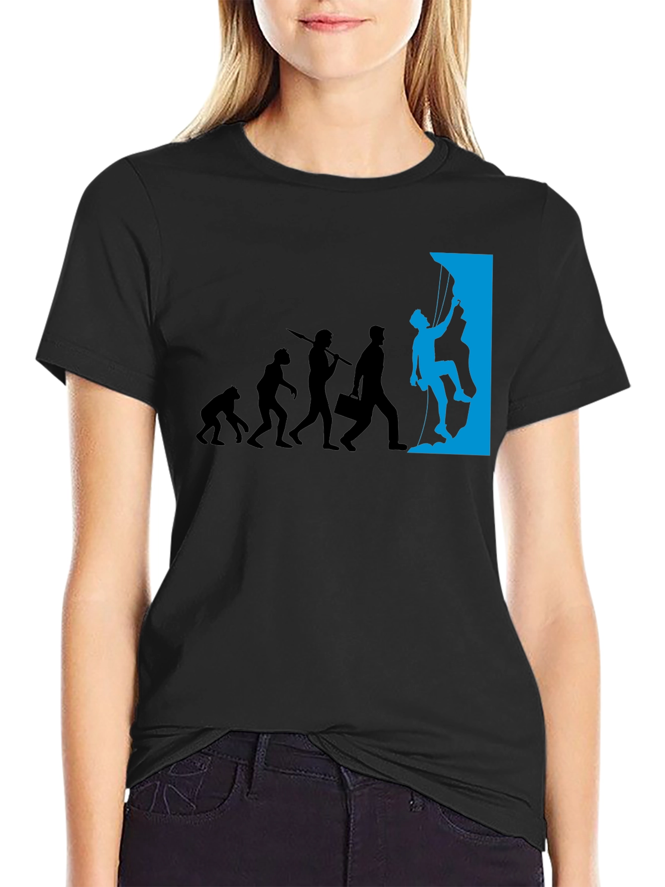 Evolution to Climber T-Shirt - Black