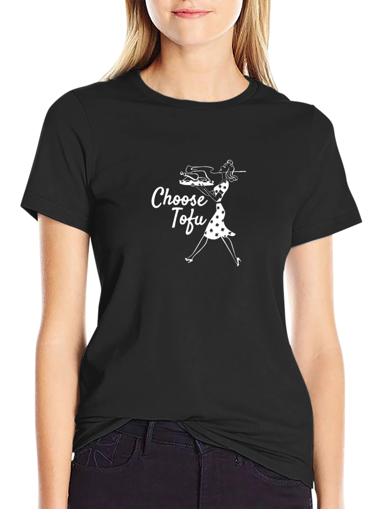 Choose Tofu Graphic Tee - Vegan Lifestyle Shirt