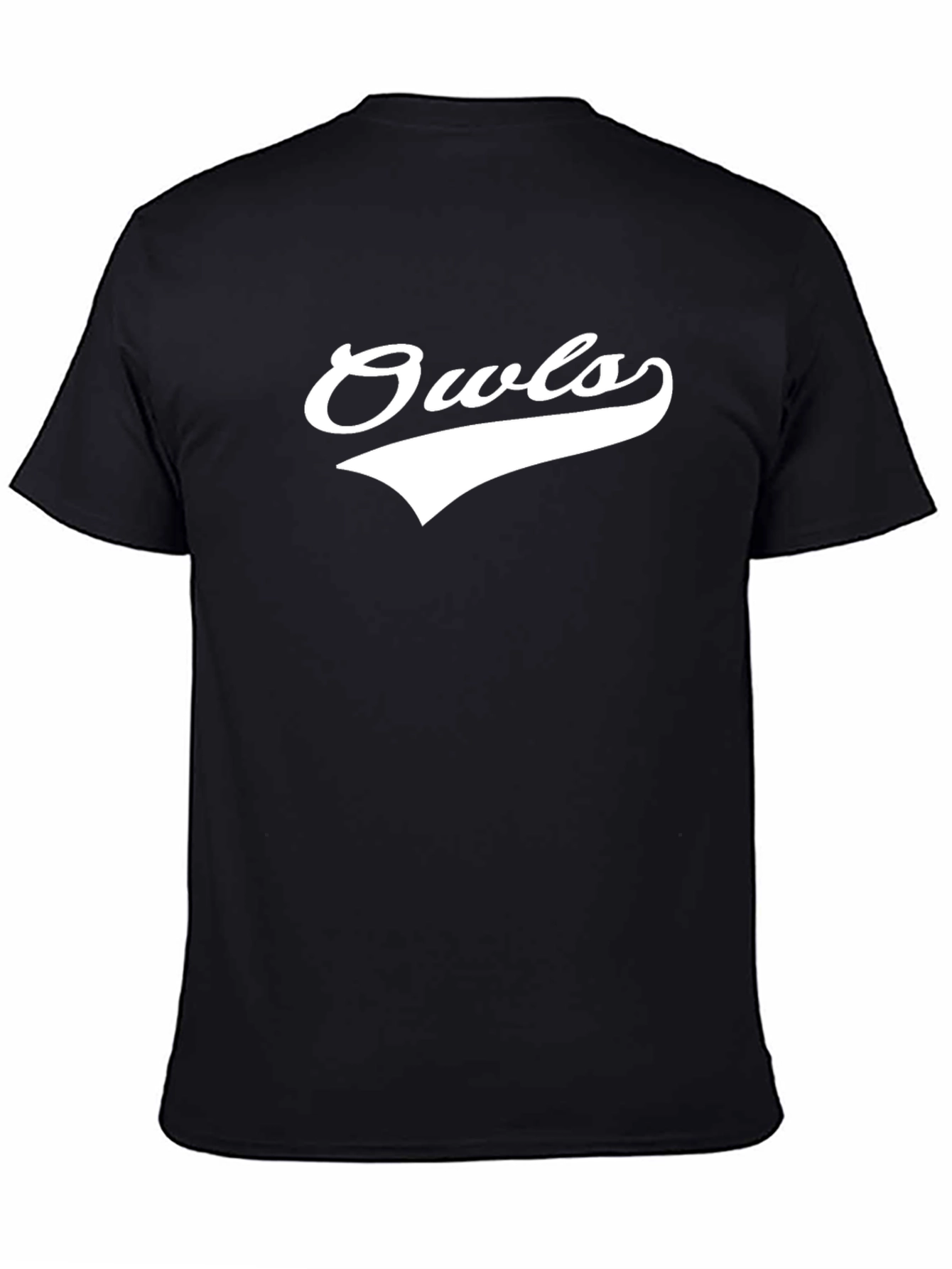 Owls Graphic Tee - Classic Black T-Shirt