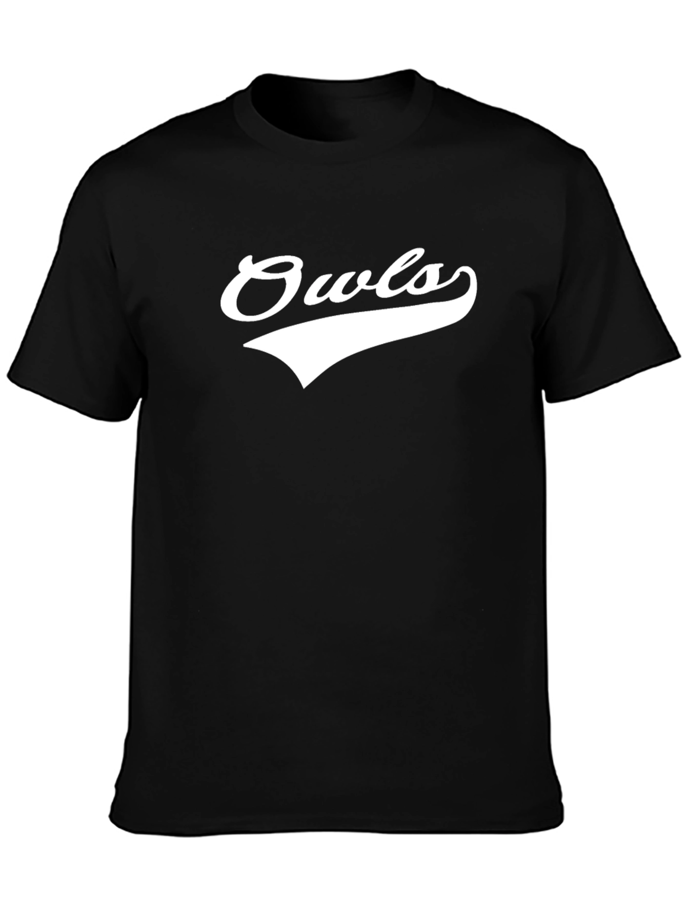 Owls Graphic Tee - Classic Black T-Shirt