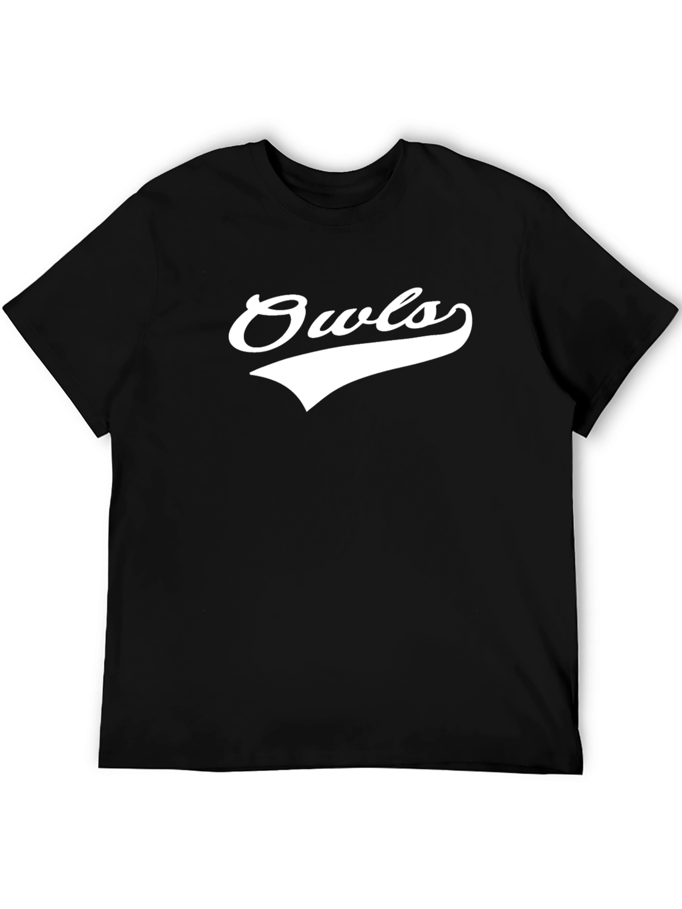 Owls Graphic Tee - Classic Black T-Shirt