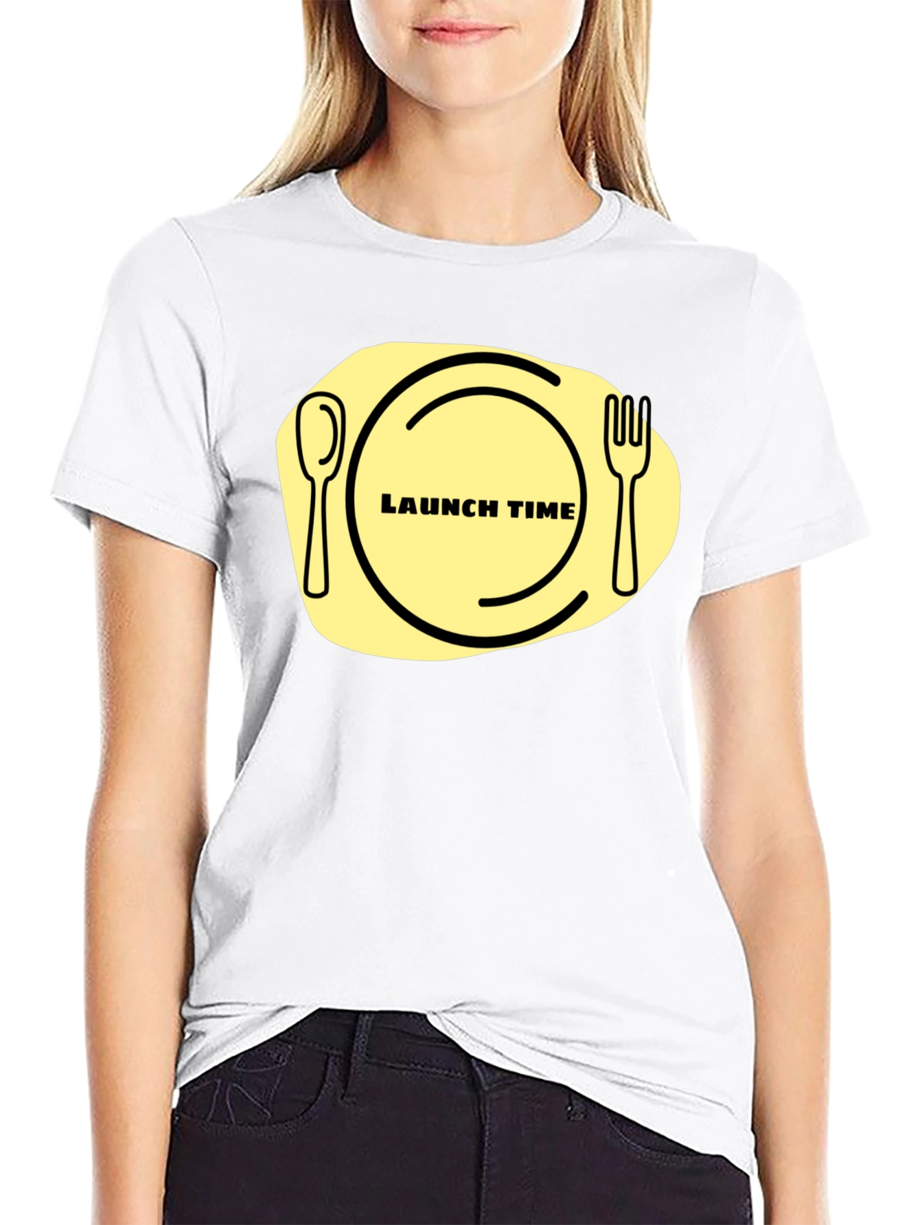 Launch Time T-Shirt: Funny Foodie Graphic Tee