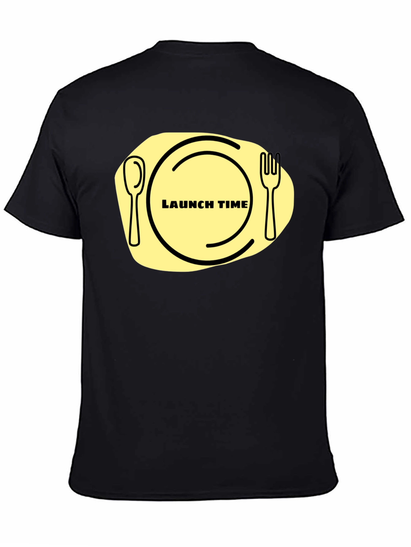 Launch Time T-Shirt: Funny Foodie Graphic Tee