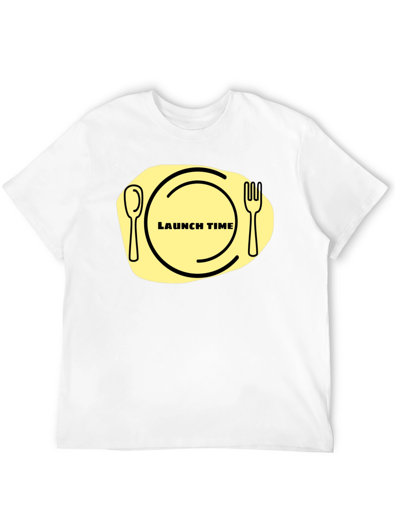Launch Time T-Shirt: Funny Foodie Graphic Tee