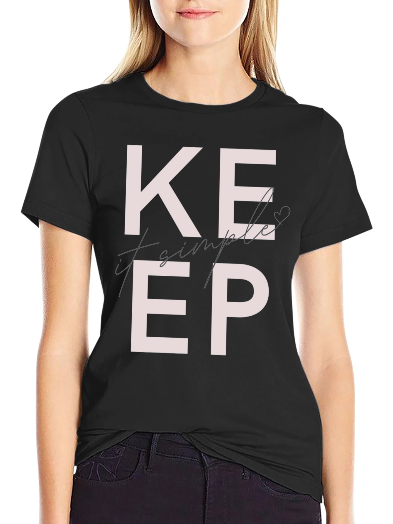 Keep It Simple Graphic T-Shirt