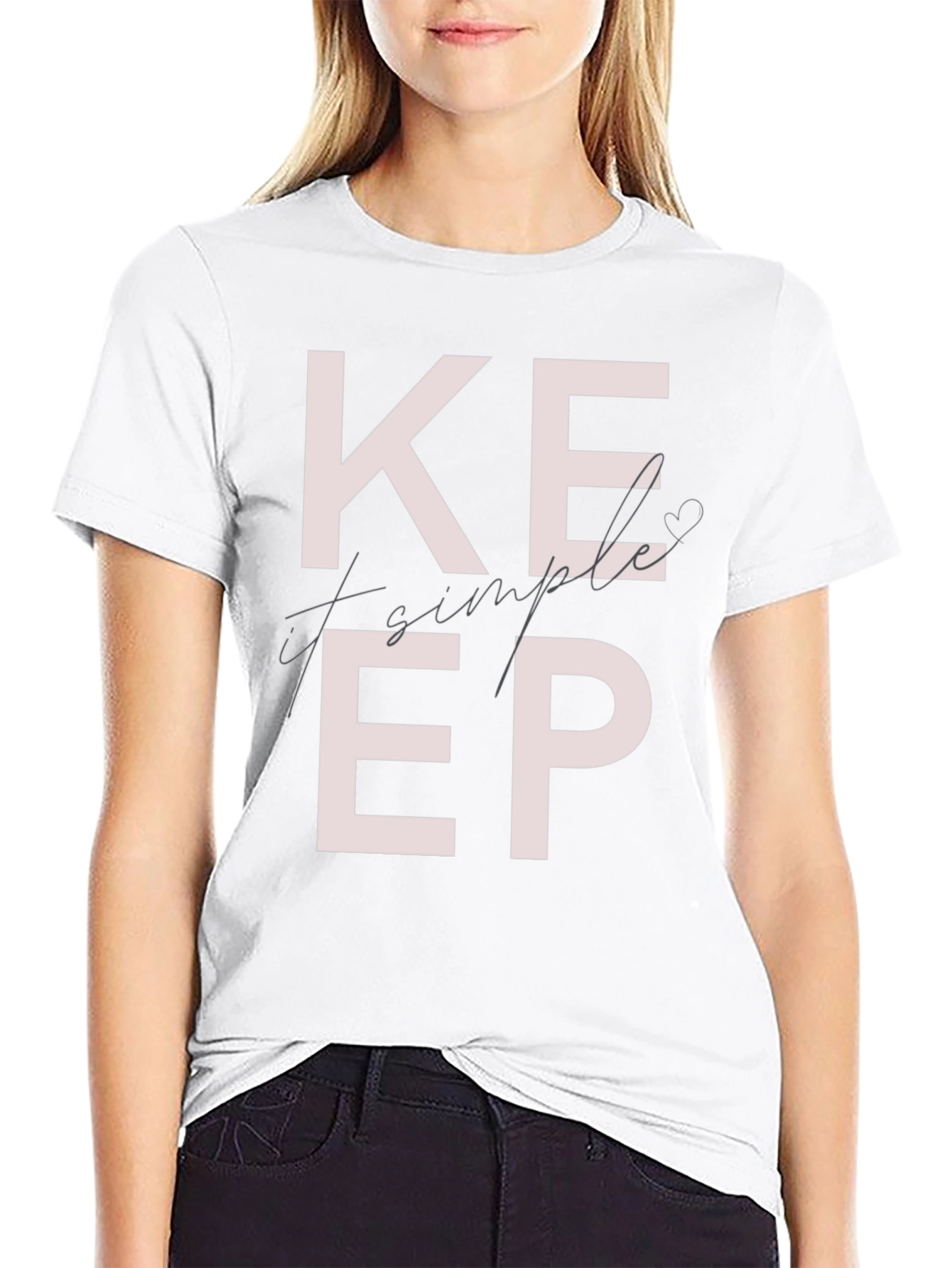 Keep It Simple Graphic T-Shirt