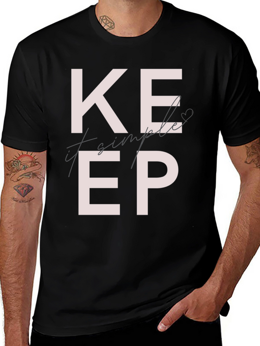 Keep It Simple Graphic T-Shirt