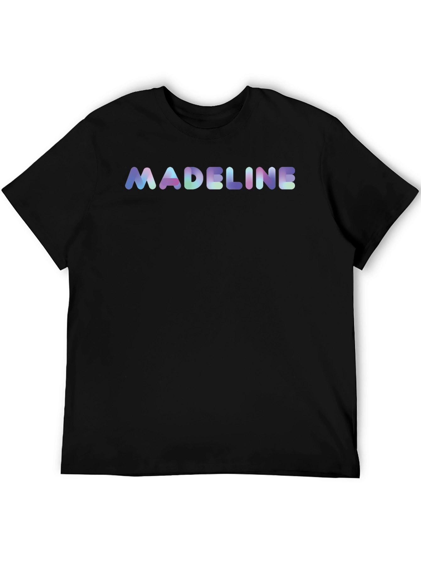 Madeline Name Personalized Black T-Shirt