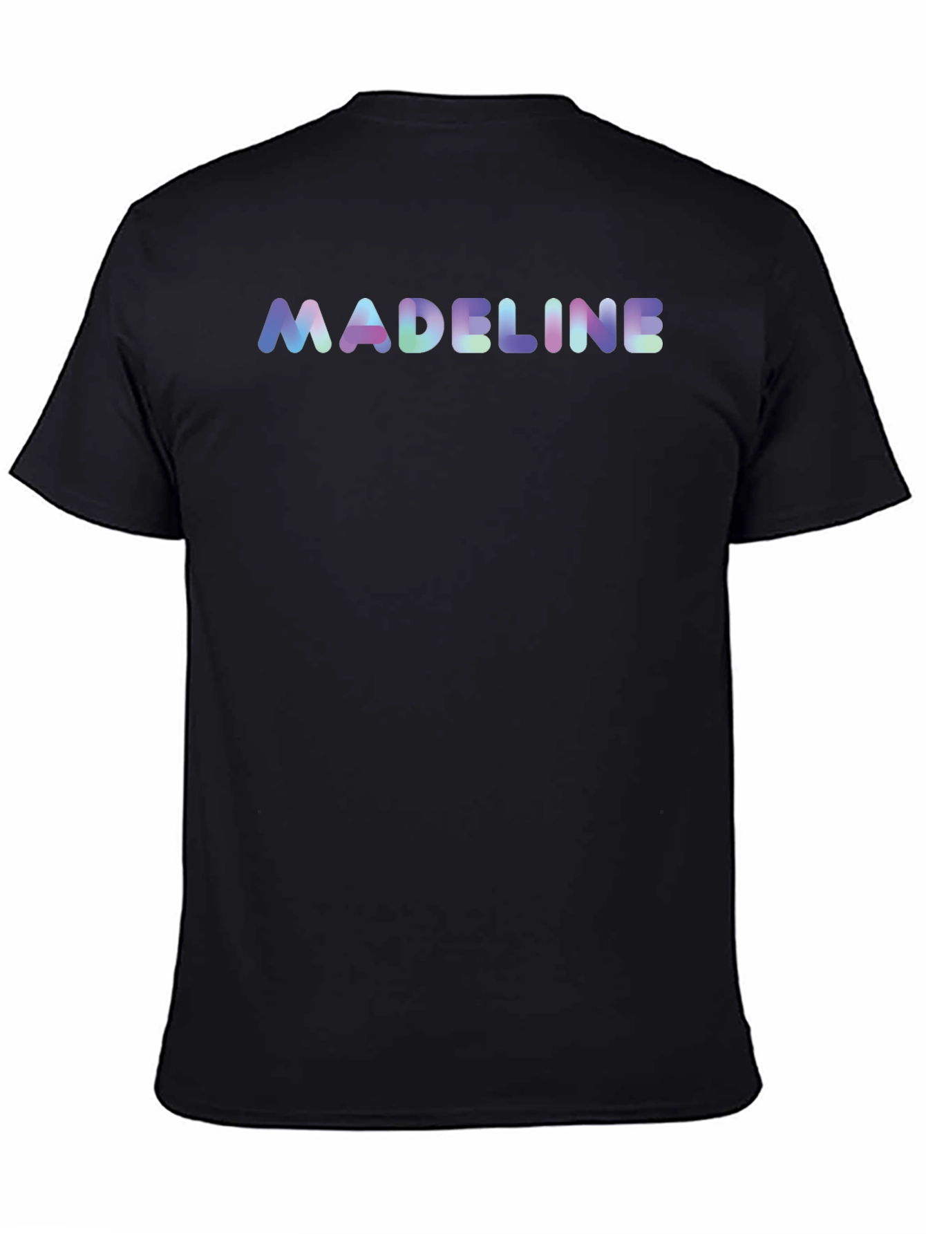Madeline Name Personalized Black T-Shirt