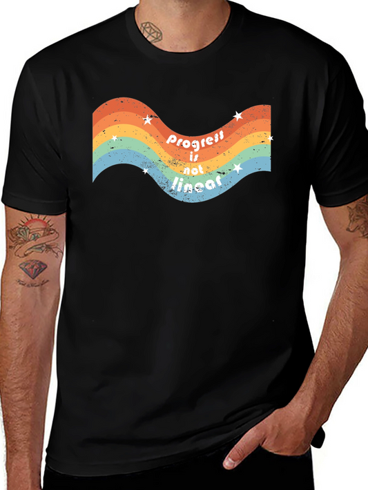 Progress is Not Linear Graphic Tee