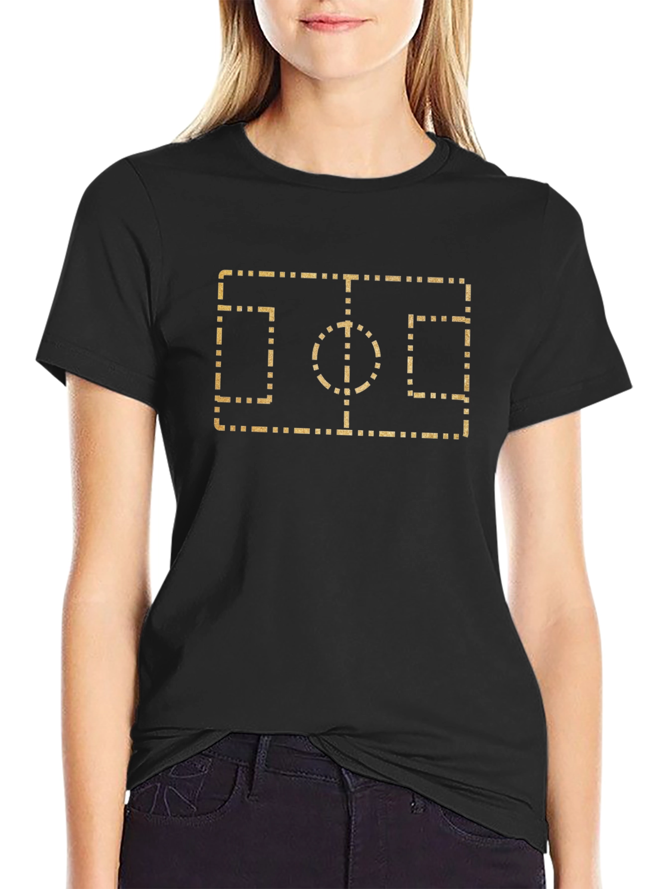 Soccer Field Graphic Tee - Stylish & Unique