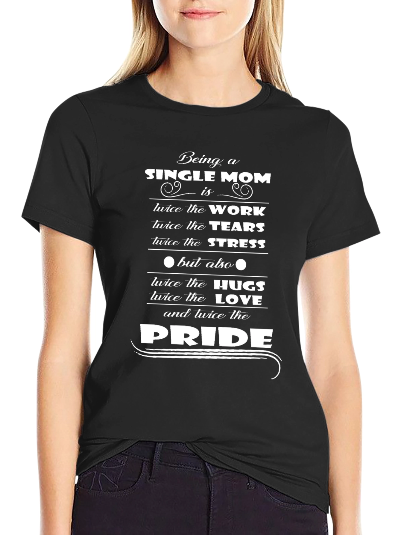 Single Mom Pride Graphic T-Shirt