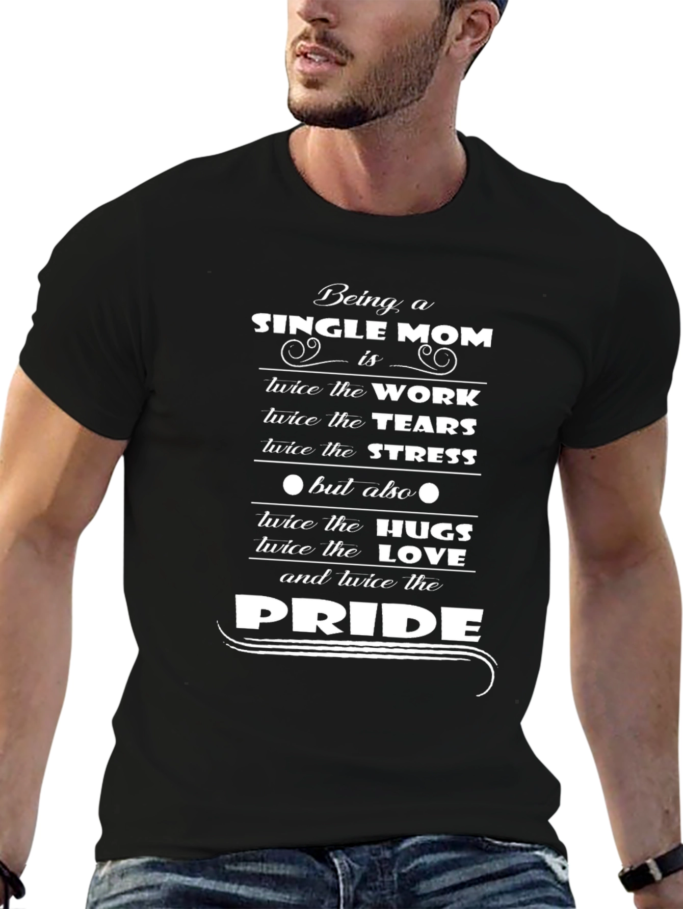 Single Mom Pride Graphic T-Shirt