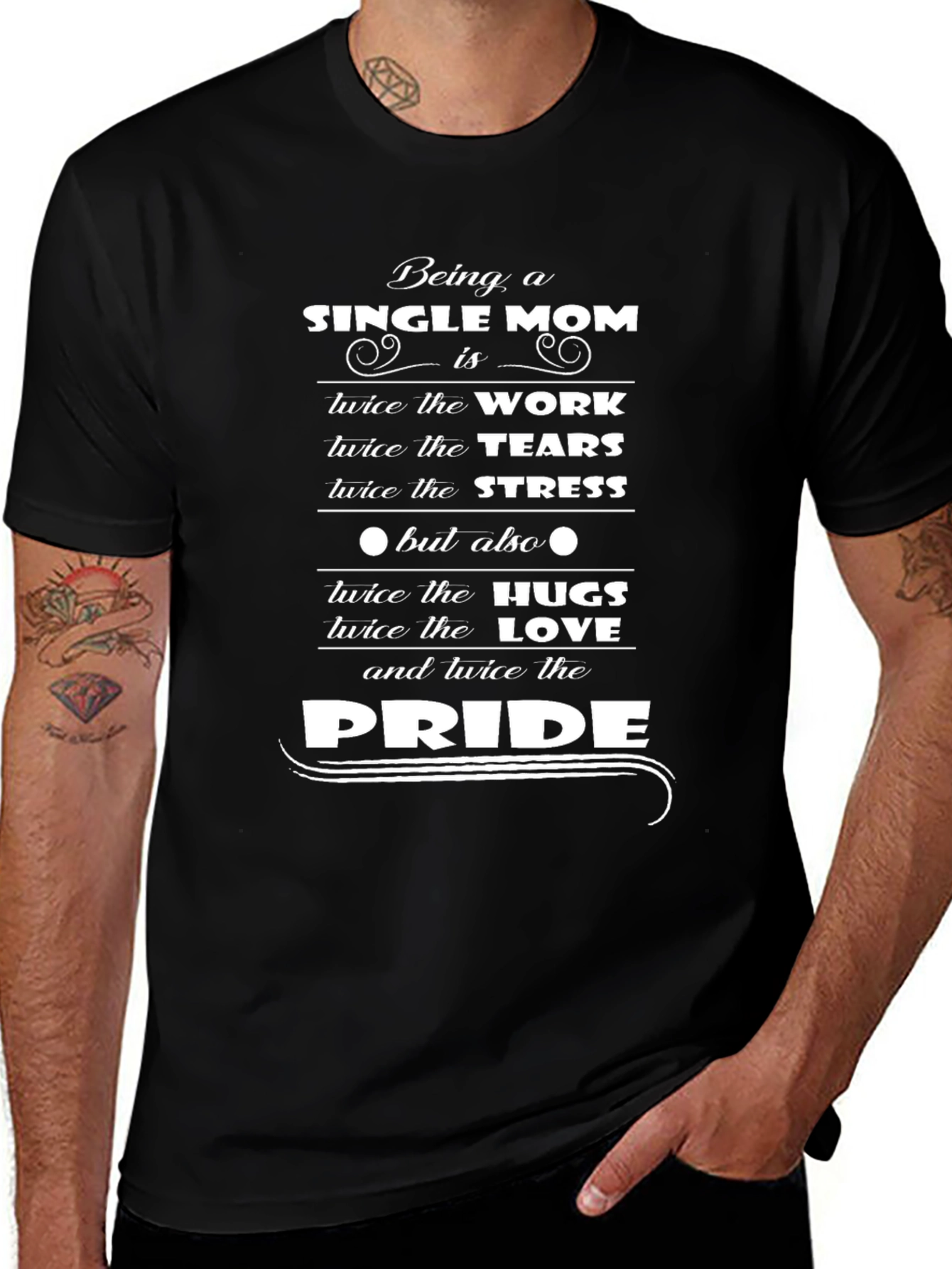 Single Mom Pride Graphic T-Shirt